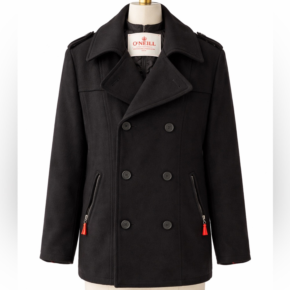 O'Neill Men's Charcoal Peacoat